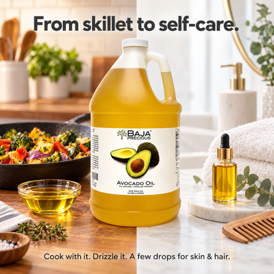 Baja Precious Avocado Oil, 100% Pure, 1 Gallon