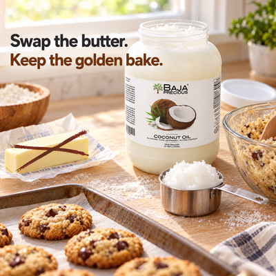 Baja Precious Coconut Oil, 100% Pure, 1 Gallon