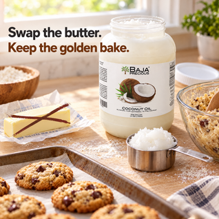 Baja Precious Coconut Oil, 100% Pure, 1 Gallon