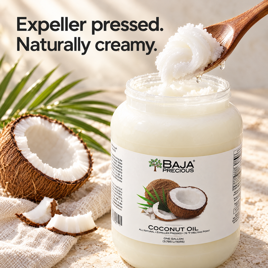 Baja Precious Coconut Oil, 100% Pure, 1 Gallon