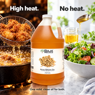 Baja Precious Rice Bran Oil, 100% Pure, 1 Gallon