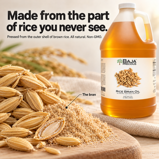 Baja Precious Rice Bran Oil, 100% Pure, 1 Gallon
