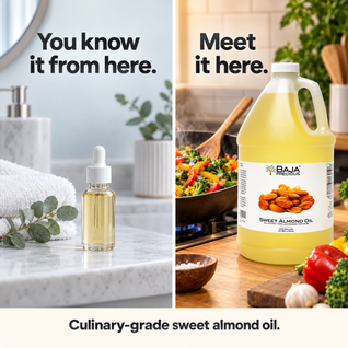 Baja Precious Sweet Almond Oil, 100% Pure, 1 Gallon