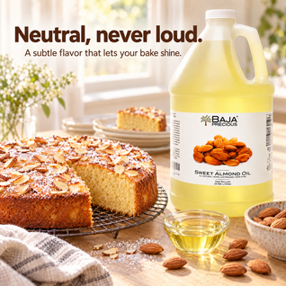 Baja Precious Sweet Almond Oil, 100% Pure, 1 Gallon